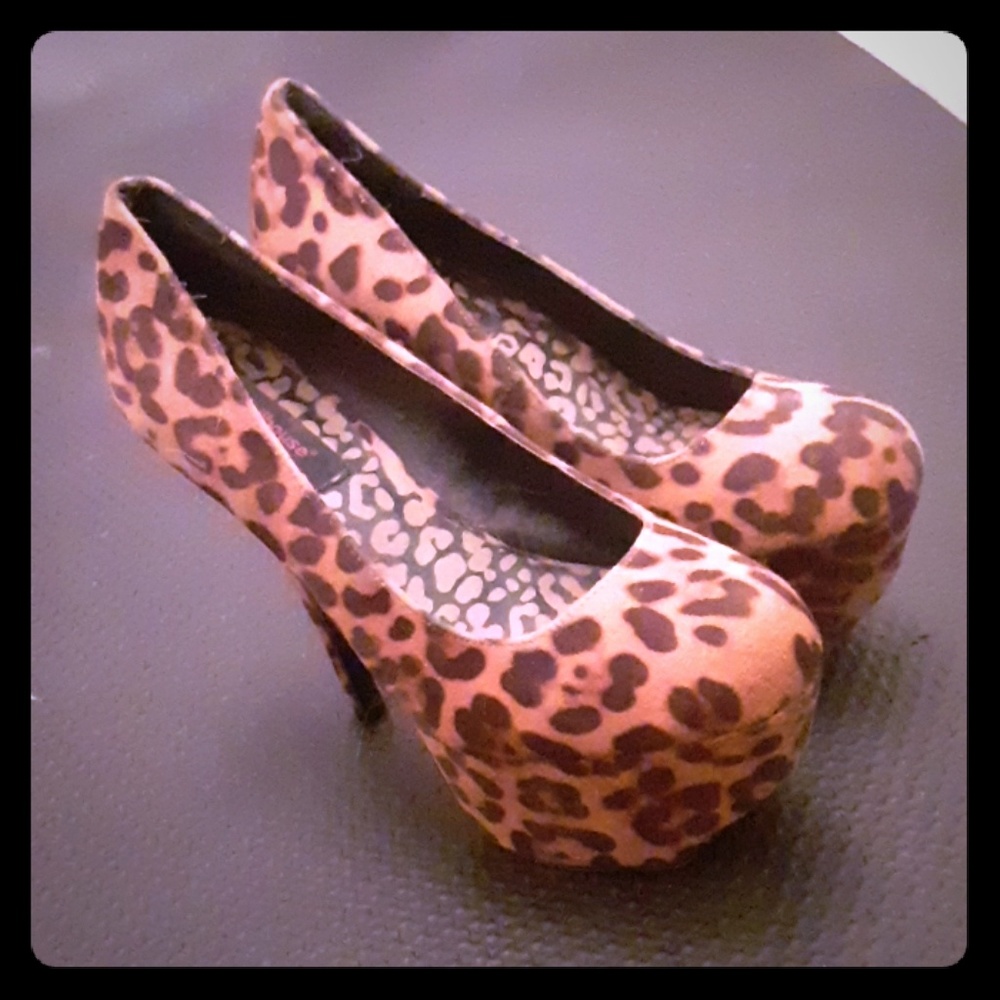 Leopard Print High Heels